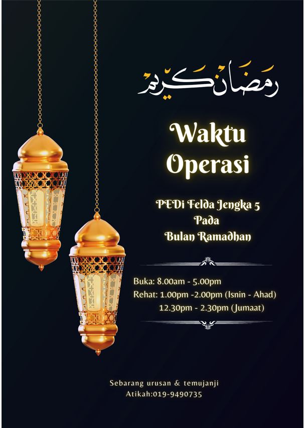 WAKTU OPERASI RAMADHAN 2022